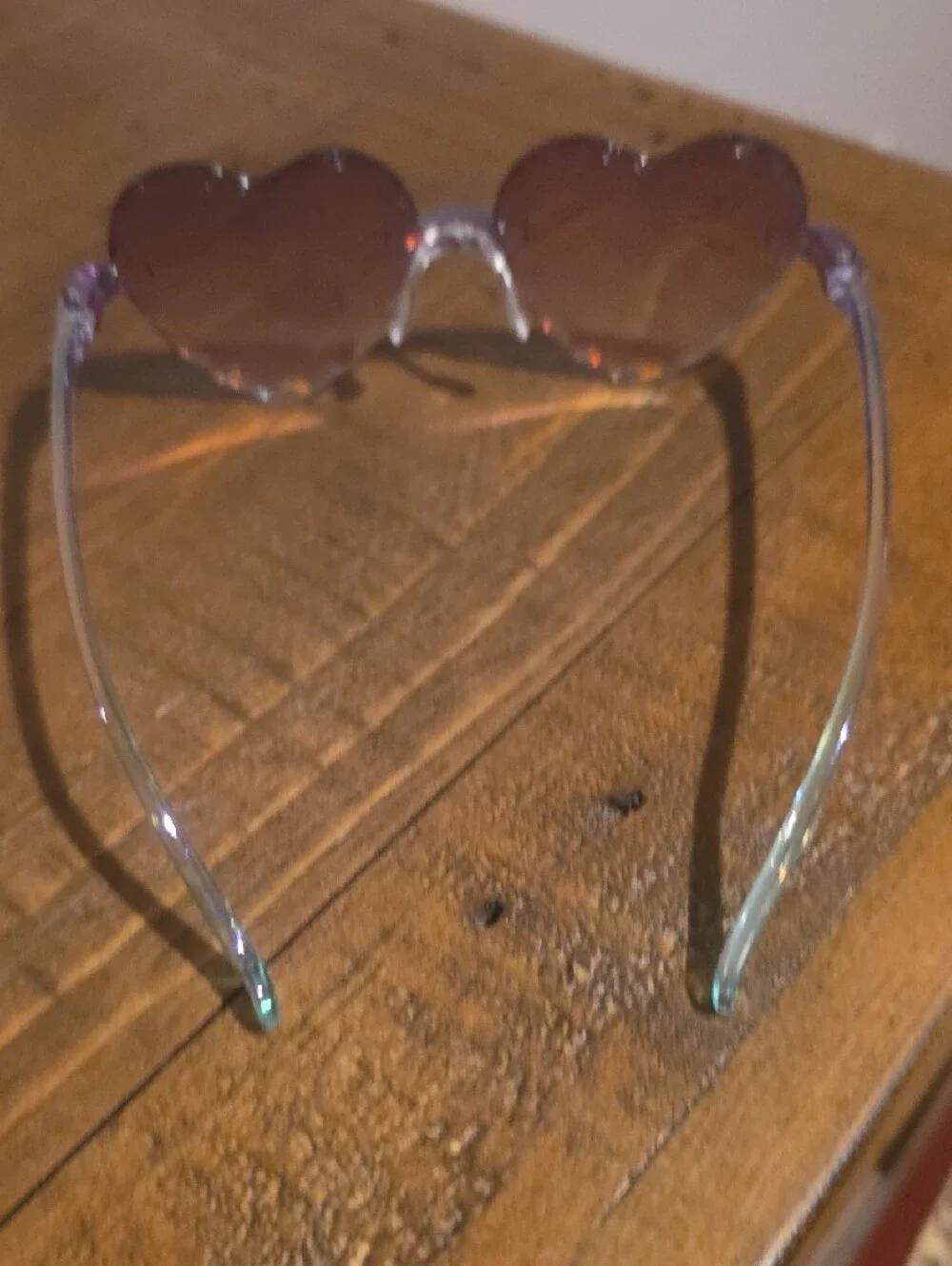 Girl's Heart-Shaped Gradient Sunglasses